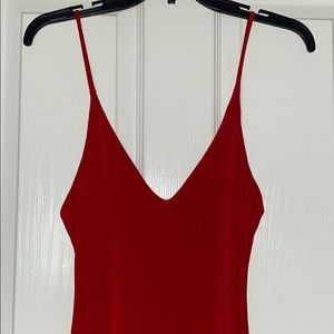 Red fashion nova dress